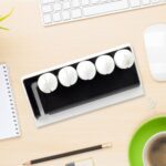 5 Slots Adhesive Desk Cable Cord Holder for Charging Cable (1 Pc / Mix Color) - Closeup Embroidery by Nari Haat, Indi...