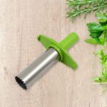 Small Stainless Steel Chili Corer Remover Kitchen Tool (1 Pc) - Neckline Detail by Nari Haat, Indian ethnic wear, wom...