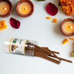 Sticks Home, Office, Religious Ceremonies, Meditation and Pooja (100 gm/ mix/ 1pc) - Back View by Nari Haat, Indian e...