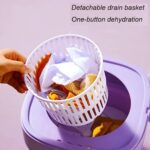 Mini Washing Machine Foldable Mini Washer with Drain Basket Portable Washing Machine Foldable for Laundry Travel Camp...