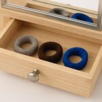 Tyre Shape Hair Rubber Bands Pack of 3 (Multicolour), Hair accessories - Fabric Detail by Nari Haat, Indian ethnic we...