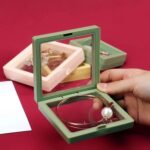 Gift Packaging 3D Floating Frame Display Case (1 Pc / Mix Color) - Front View by Nari Haat, Indian ethnic wear, women...