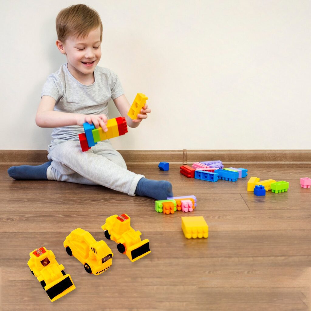 Kids Engineering Construction Vehicle Toy Set