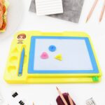 Children’s Magic Slate Doodle Pad Erasable Drawing & Writing Board (1 Pc) - Fabric Detail by Nari Haat, Indian ethn...