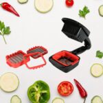 Multifunction Vegetable Cutter Manual Vegetable Quick Dicer Fruit and Vegetable - Closeup Embroidery by Nari Haat, In...