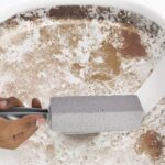 Pumice Stone Toilet Clean Brush with Handle (24 Cm / 1 Pc) - Closeup Embroidery by Nari Haat, Indian ethnic wear, wom...