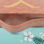 Multi Purpose Use Carrying Leather Case Briefcase (30×20 Cm / 1 Pc / B Grade) - Closeup Embroidery by Nari Haat, Ind...