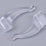 Soft Silicone Glasses Ear Hooks Anti-Slip Eyeglasses (1 Pair) - Neckline Detail by Nari Haat, Indian ethnic wear, wom...