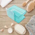 Wall Mounted 2 Layer Soap Holder with Hook (2 Layer 1 Pc) - Fabric Detail by Nari Haat, Indian ethnic wear, women clo...