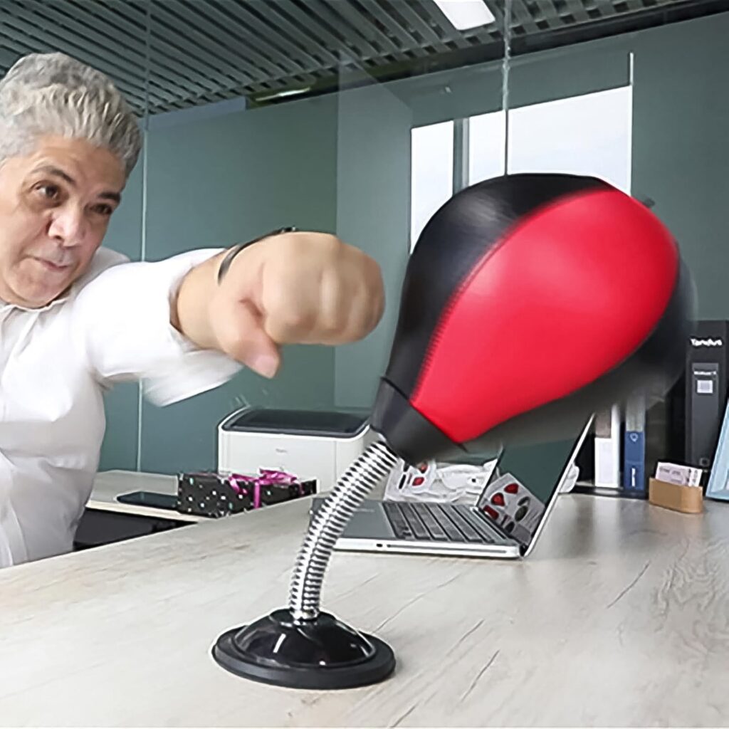 Inflatable Punching Bag with Air Pump - Front View by Nari Haat, Indian ethnic wear, women clothing, designer suit