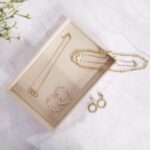 Velvet Jewellery Tray 21x12Cm (1Pc) - Neckline Detail by Nari Haat, Indian ethnic wear, women clothing, designer suit