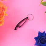 Metal Bottle Opener Keychain (1 Pc) - Front View by Nari Haat, Indian ethnic wear, women clothing, designer suit