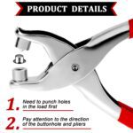 Grommet Setting Tool with 25 PCS Gold Eyelets Grommets Steel Hole Punch - Neckline Detail by Nari Haat, Indian ethnic...