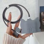 Cartoon Character Silicon Charger Case Cover iP 18-20W, iPhone (Mix Design / 1 Pc) - Neckline Detail by Nari Haat, In...