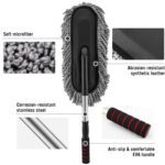 Car Dust Brush – Gentle Cleaning Tool for Interior & Exterior, Car Duster (1 Pc) - Sleeve Design by Nari Haat, Indi...