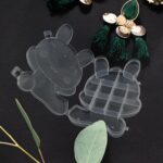 Transparent Cartoon Bear Plastic Storage Box Jewelry Organizer Holder  1 Pc - Full Detail by Nari Haat, Indian ethnic...