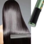 Hair Straightener Comb, Anti Scald Hot Comb Negative Ion Hair Straightener Brush Straightener 3 Gear Constant Tempera...
