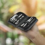 6-Piece Nail Clippers Kit with Travel Case – Professional Manicure SetStainless Steel - Back View by Nari Haat, Ind...