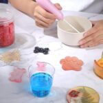 Handheld Plastic Electric Mixer Blender (1 Pc /Battery Not Included) - Back View by Nari Haat, Indian ethnic wear, wo...