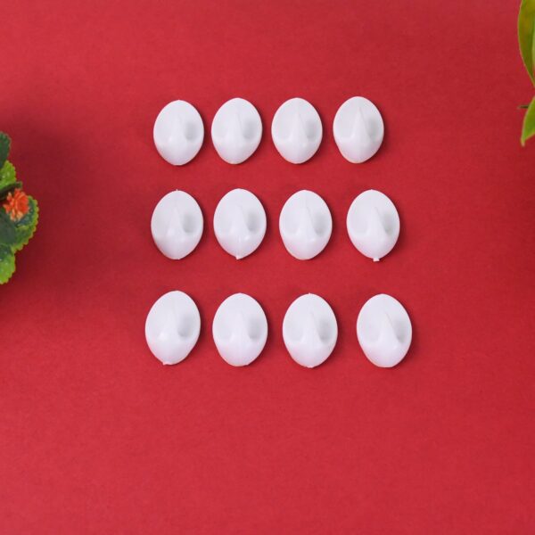Earth Star Self Adhesive Plastic Wall Hook (12 Pc) - Front View by Nari Haat, Indian ethnic wear, women clothing, des...