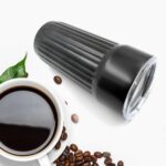 Stainless Steel Vacuum Insulated Travel Mug with Lid (1 Pc) - Coffee, Tea, Tumbler (1 Pc) - Closeup Embroidery by Nar...