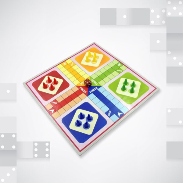 Family Board Game with Two Modes  2 to 4 Players - Age 3 Years and Above (2 in 1) - Front View by Nari Haat, Indian e...