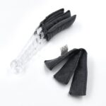 Window Blind Cleaner Brush Microfiber Sleeves – Dusting Tool for Shutters & AC (1 Pc) - Neckline Detail by Nari Haa...