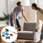 Furniture Lifter Tool Furniture Dolly, Furniture Lifters Tool Set (1 Set / 8 pc) - Back View by Nari Haat, Indian eth...