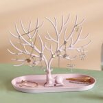 Plastic Jeweller Organizer Earring Holder and Necklace Rack With Drawer (1 Pc) - Closeup Embroidery by Nari Haat, Ind...