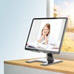 Adjustable Desktop Tablet Phone Stand Aluminium Alloy Stand For Phone (1 Pc) - Back View by Nari Haat, Indian ethnic ...