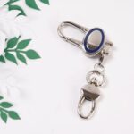 Metal Retractable Key Chain Recoil Keyring Heavy Duty Wire Rope - Closeup Embroidery by Nari Haat, Indian ethnic wear...