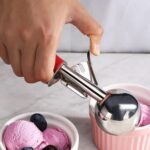Apex Ice Cream Scoop – 70 ML Stainless Steel Head with Ergonomic Handle (1 Pc) - Closeup Embroidery by Nari Haat, I...