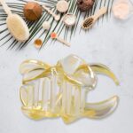 Hair Clamp Grip Simple Matte Decorative Clip for Face Washing - Back View by Nari Haat, Indian ethnic wear, women clo...