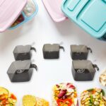 Rotating Spice Jars Vertical Rotatable Seasoning Box 5 Section / Tier 5 Spoon (1 Set) - Neckline Detail by Nari Haat,...