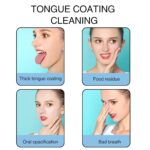 Oral Tongue Cleaner – Stainless Steel Scraper for Personal Dental Care - Back View by Nari Haat, Indian ethnic wear...