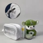 Small Zippered Cosmetic Pouch, Toiletry Bag for Cosmetics (1 Pc) - Sleeve Design by Nari Haat, Indian ethnic wear, wo...