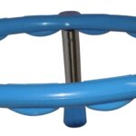 Stainless Steel Single Ring Matka Stand - Fabric Detail by Nari Haat, Indian ethnic wear, women clothing, designer suit