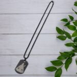 Mahadev Locket With Chain (1 Pc) - Closeup Embroidery by Nari Haat, Indian ethnic wear, women clothing, designer suit