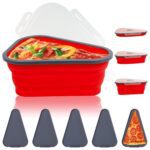 Reusable Expandable Pizza Storage Container with 5 Microwavable Trays - Front View by Nari Haat, Indian ethnic wear, ...