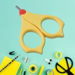 Baby Safety Nail Cutter Scissors for Safe Nail Clipping (1 Pc) - Closeup Embroidery by Nari Haat, Indian ethnic wear,...