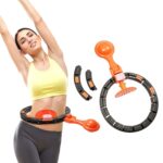 Smart Fitness Hula Hoops with Spinning Ball and Intelligent Counter (1 Pc / Loose) - Sleeve Design by Nari Haat, Indi...