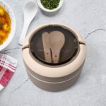 Cresta Food Insulated Airtight Leak-Proof Lunch Box with Spoon - Closeup Embroidery by Nari Haat, Indian ethnic wear,...