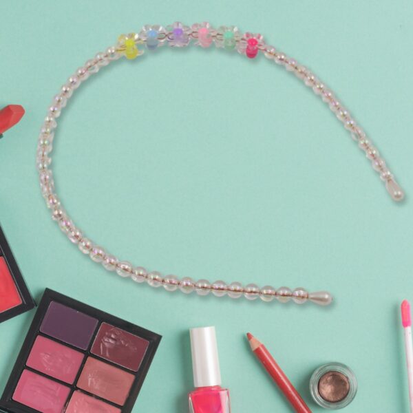 Metal Handmade Colorful Hair beads (1 Pc / Mix Design) - Front View by Nari Haat, Indian ethnic wear, women clothing,...