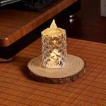 Flameless and Smokeless Decorative Candles LED Tea Light, Diwali (1 Pc) - Front View by Nari Haat, Indian ethnic wear...