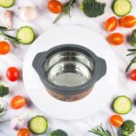 Casserole Box for Food Searving Inner Steel Insulated Casserole Hot Pot (Approx 2500 ml) - Closeup Embroidery by Nari...