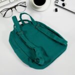 Durable Canvas Backpack, Conquer Your Day With King Kong (Mix Design) - Closeup Embroidery by Nari Haat, Indian ethni...