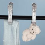 Stainless Steel Clothes pins Beach Towel Clips (10 Pcs Set) - Fabric Detail by Nari Haat, Indian ethnic wear, women c...