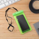 Waterproof Phone Pouch Bag,  for Beach Swimming Pool & Camping For all Mobile - Closeup Embroidery by Nari Haat, Indi...