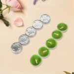 8–9 Hour Unscented Smokeless Candles for Festivals, Parties & Dinners (10 Pc) - Sleeve Design by Nari Haat, Indian ...