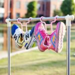Multi Function Drying Rack Shoe Organizer Hanging Shelf for Wardrobe  2 Pc - Neckline Detail by Nari Haat, Indian eth...